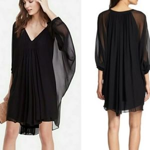 Diana von Furstenberg silk flourette mini dress